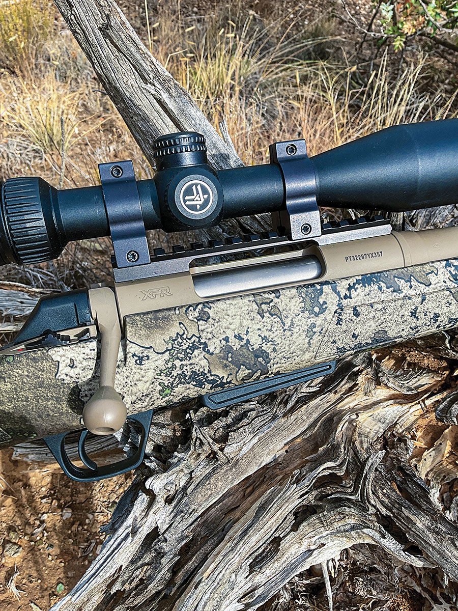 The EGW Picatinny rail provides more scope mounting options.